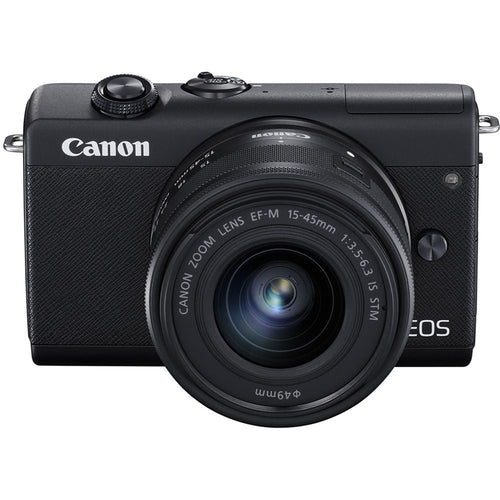 Canon EOS M200 Mirrorless Digital Camera + 15-45mm Lens - Black