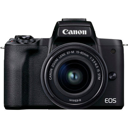 Canon EOS M50 Mark II Mirrorless Digital Camera + 15-45mm Lens - Black