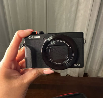 Canon PowerShot G7 X Mark III 20.1MP Digital Camera Black – 4K Compact Camera for Creators