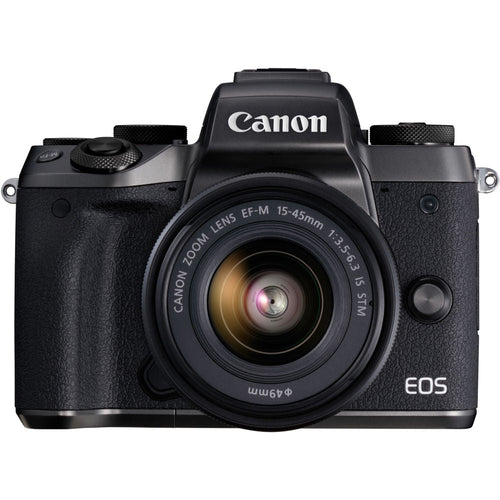 Canon EOS M5 Mirrorless Digital Camera + 15-45mm Lens - Black