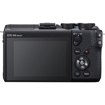 Canon EOS M6 Mark II Mirrorless Digital Camera (Body Only) - Black