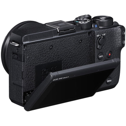 Canon EOS M6 Mark II Mirrorless Digital Camera (Body Only) - Black