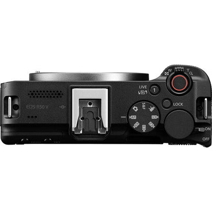 Canon EOS R50 V Mirrorless Digital Camera (Body Only) - Black
