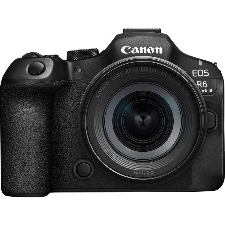 Canon EOS R6 Mark III Mirrorless Digital Camera + RF 24-105mm f/4-7.1 IS STM Lens Kit