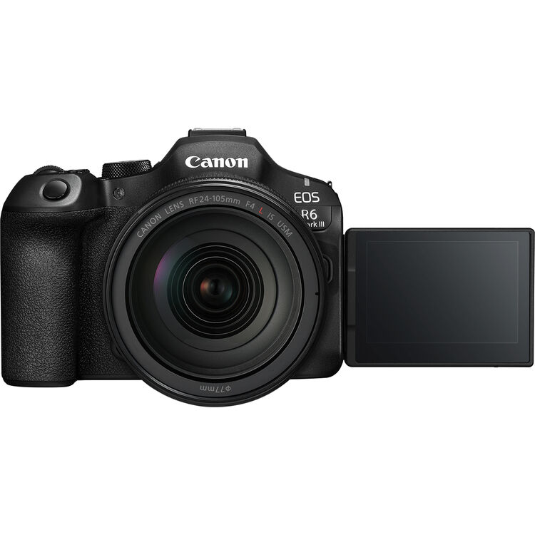 Canon EOS R6 Mark III Mirrorless Digital Camera + RF 24-105mm f/4L IS USM Lens Kit