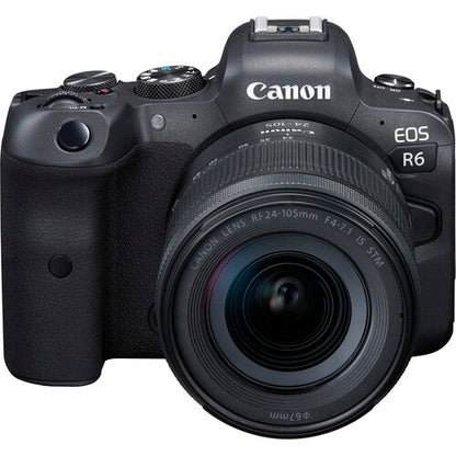 Canon EOS R6 Mirrorless Digital Camera + RF 24-105mm f/4-7.1 IS STM Lens Kit