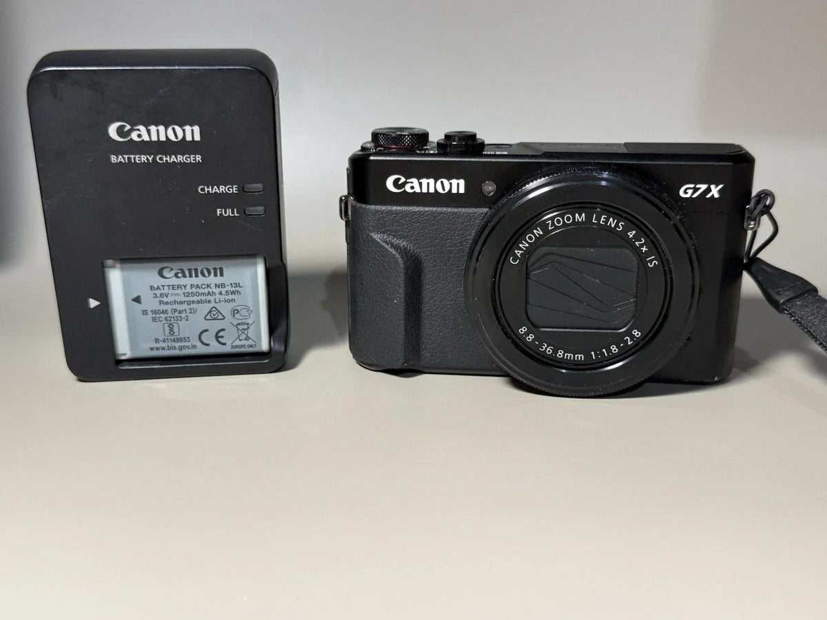 Canon PowerShot G7x Mark II 20.1MP Digital Camera 4.2x Optical Zoom Black 90%New