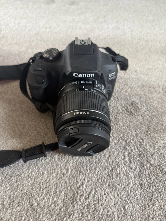 Canon EOS 2000D Digital SLR Camera 24.1MP EF-S 18-55mm IS II Kit Black