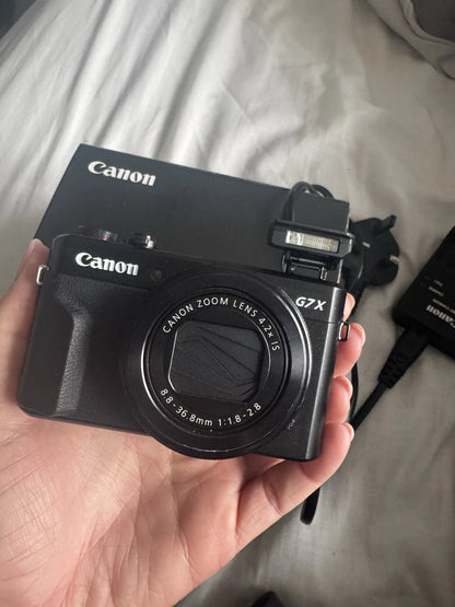 Canon PowerShot G7 X Mark III 20.1MP Digital Camera Black – 4K Compact Camera for Creators