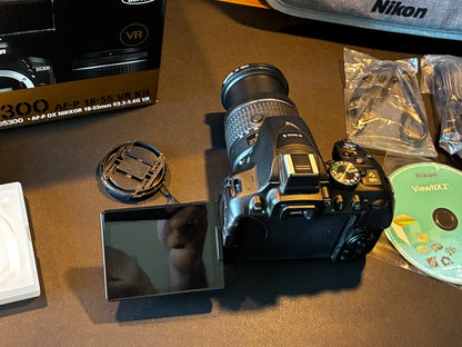 Nikon D5300 DSLR Camera with AF-P 18-55mm VR Lens, Original Package - 8175 shot