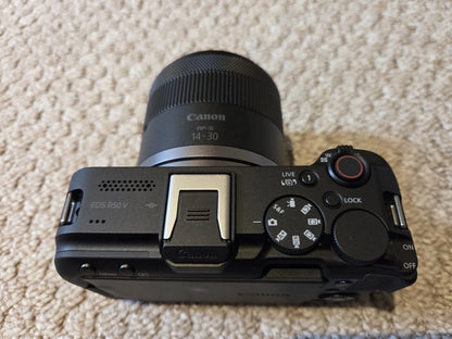 Canon EOS R50 V Mirrorless Camera with Extras – Excellent Condition Digital Camera