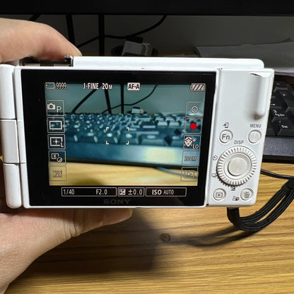 Sony ZV-1ii ZV-1 M2 Digital Camera 20.1 MP 4K Video Recording Wi-Fi Black/ White