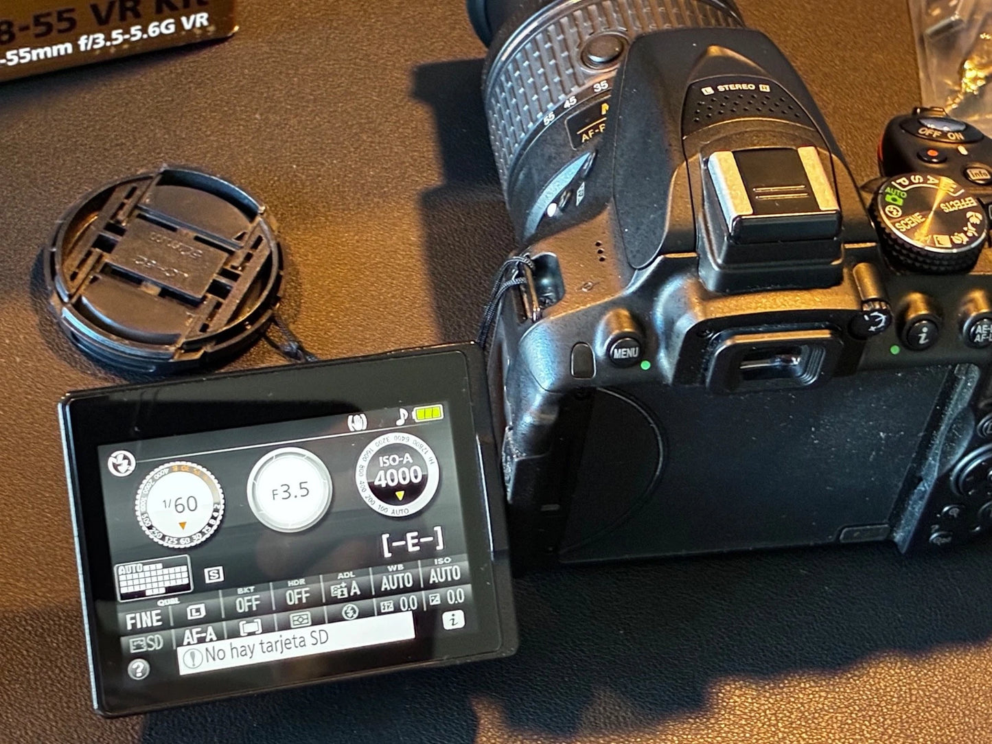Nikon D5300 DSLR Camera with AF-P 18-55mm VR Lens, Original Package - 8175 shot