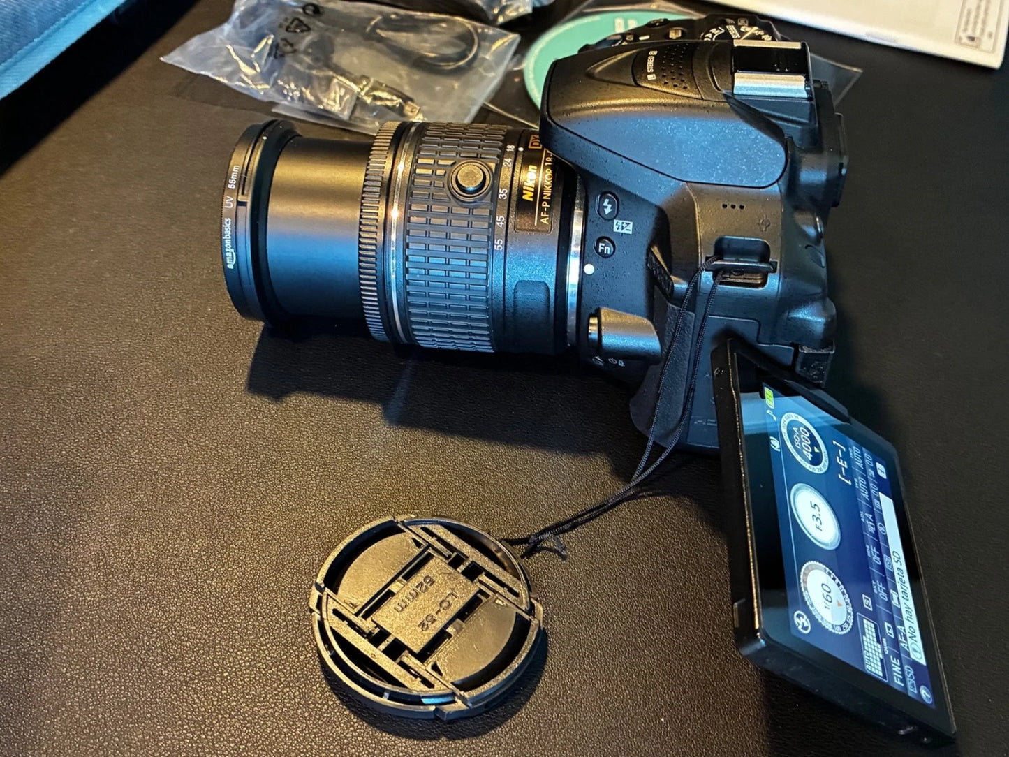 Nikon D5300 DSLR Camera with AF-P 18-55mm VR Lens, Original Package - 8175 shot