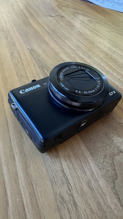 [USA] Canon PowerShot G7 X Mark I - p20.2MP Digital Camera - ONLY USED TWICE