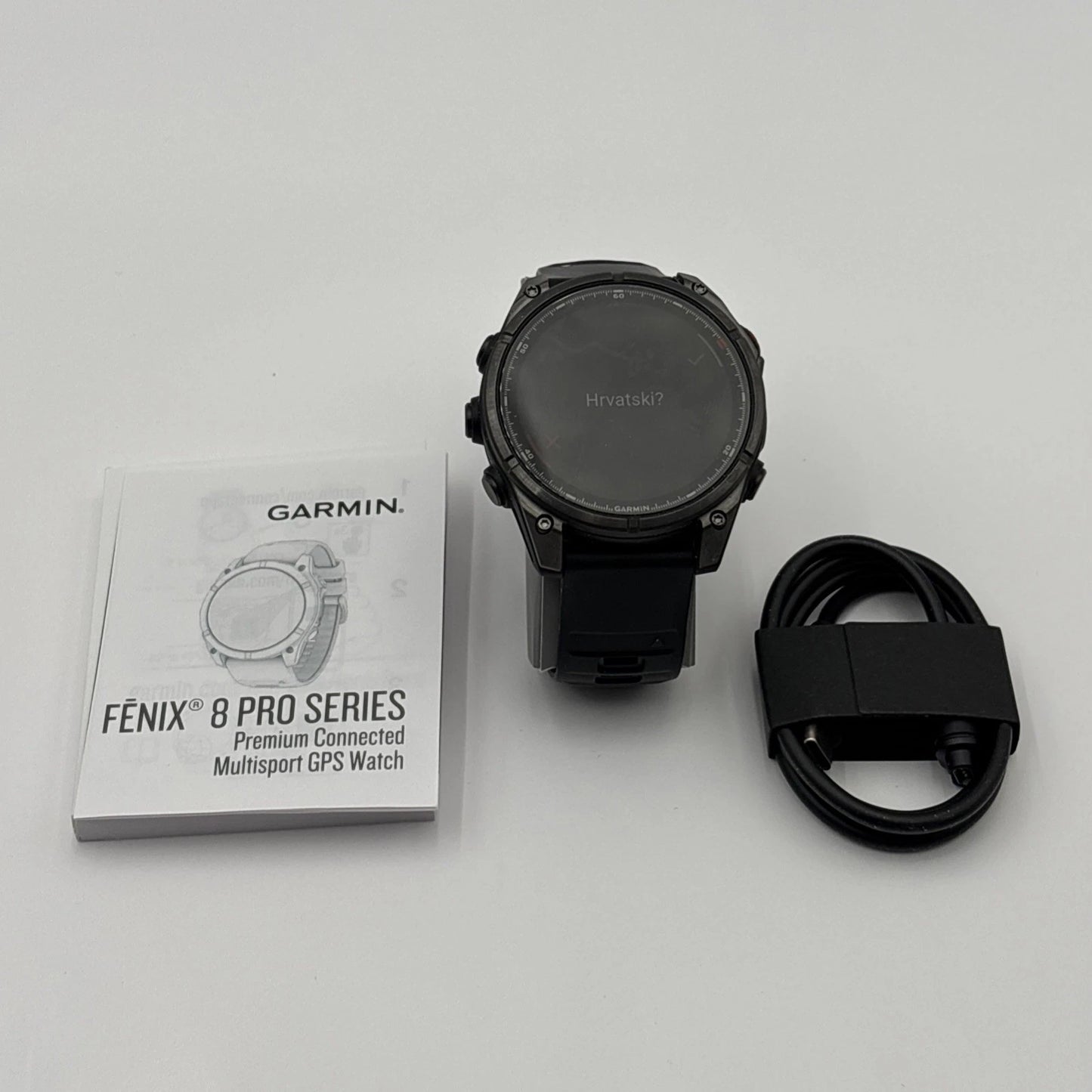 Garmin Fenix 8 Pro AMOLED 47mm Watch Sapphire - Wi-Fi and Bluetooth New Open Box
