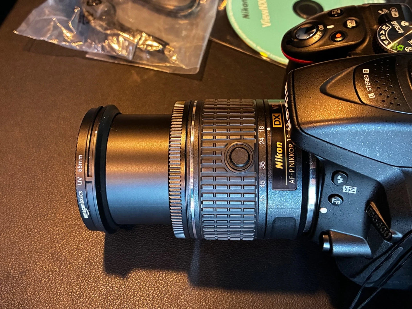 Nikon D5300 DSLR Camera with AF-P 18-55mm VR Lens, Original Package - 8175 shot