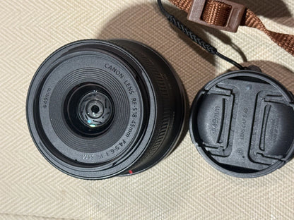 Canon EOS R50 Mirrorless Camera with RF-S 18-45mm IS STM Lens 24.2MP 4K Digital Camera Black