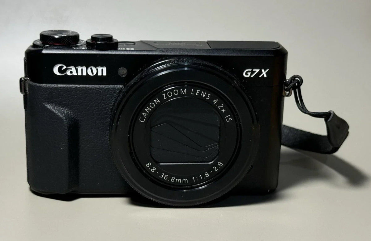 Canon PowerShot G7x Mark II 20.1MP Digital Camera 4.2x Optical Zoom Black 90%New