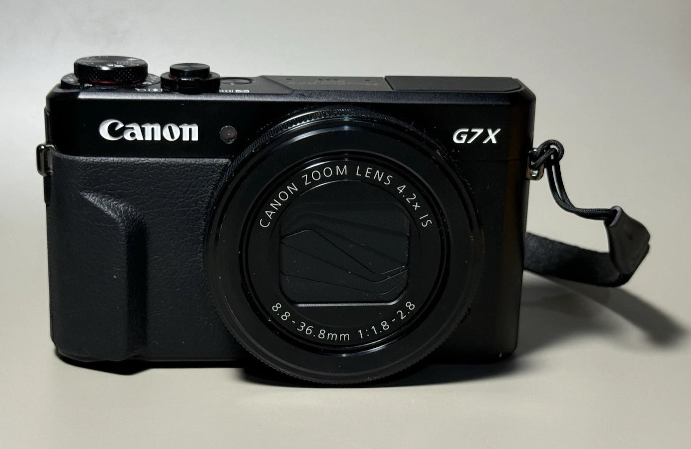 Canon PowerShot G7x Mark II 20.1MP Digital Camera 4.2x Optical Zoom Black 90%New