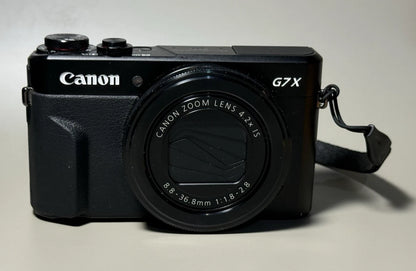 Canon PowerShot G7x Mark II 20.1MP Digital Camera 4.2x Optical Zoom Black 90%New