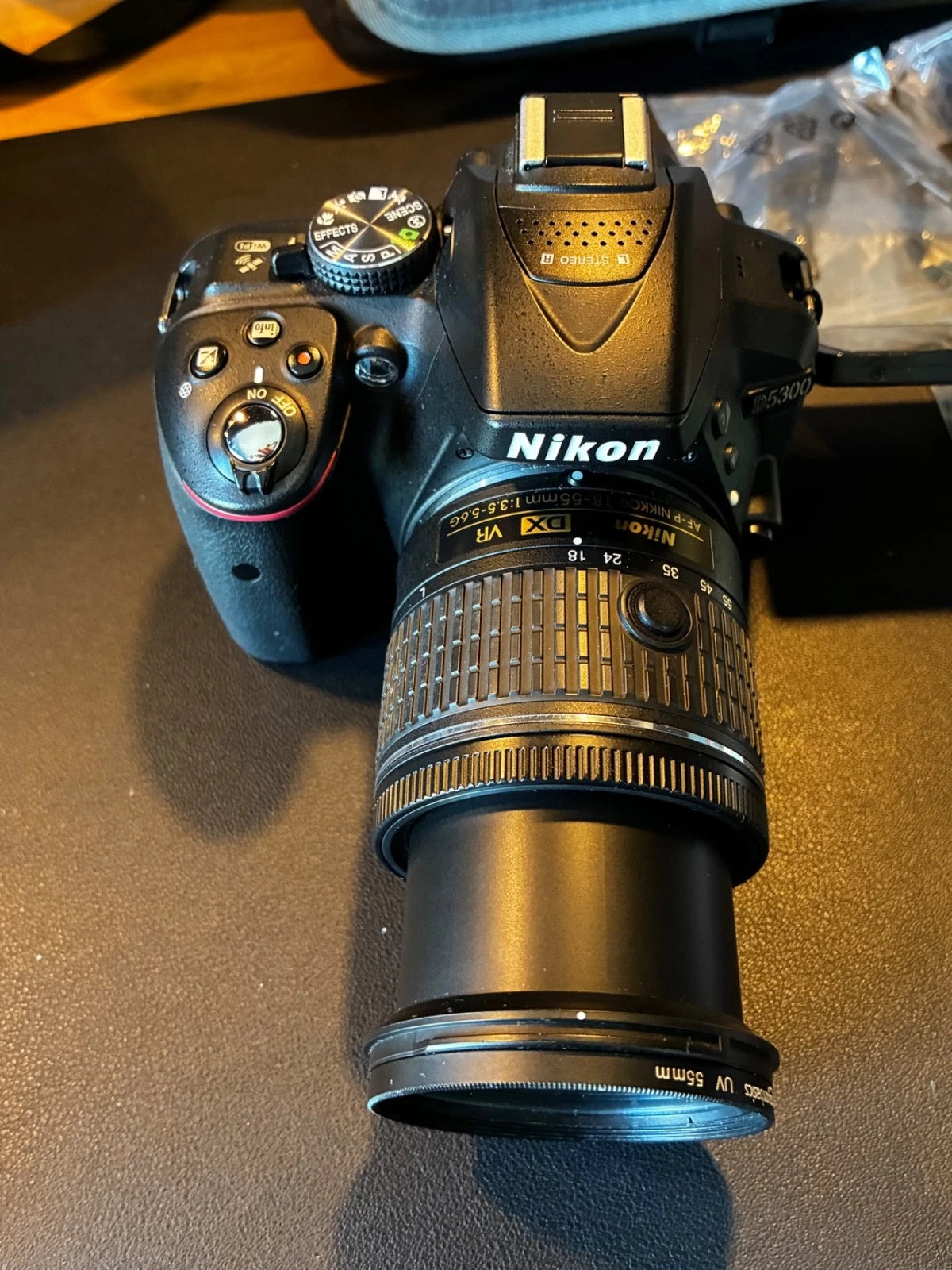 Nikon D5300 DSLR Camera with AF-P 18-55mm VR Lens, Original Package - 8175 shot