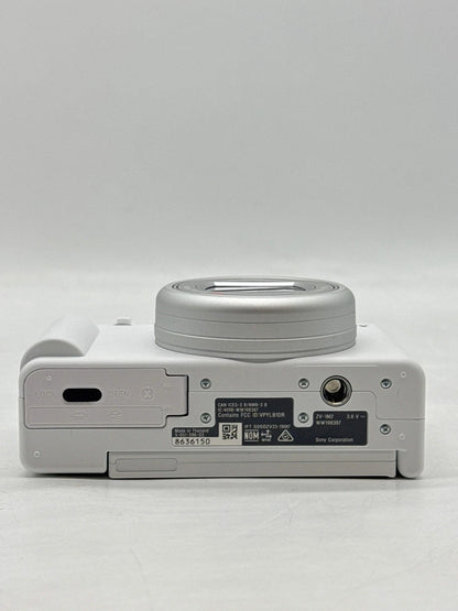 Sony ZV-1 II 20.1MP Digital Camera White ZV-1M2 - MINT