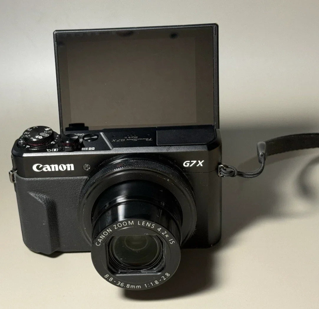 Canon PowerShot G7x Mark II 20.1MP Digital Camera 4.2x Optical Zoom Black 90%New