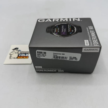 Garmin Forerunner 965 GPS Premium Running And Triathlon Smartwatch Black Amoled