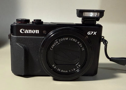 Canon PowerShot G7x Mark II 20.1MP Digital Camera 4.2x Optical Zoom Black 90%New