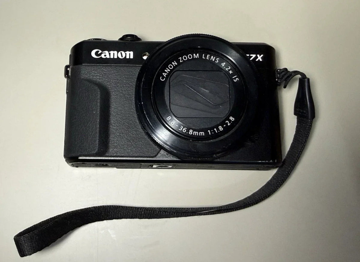 Canon PowerShot G7x Mark II 20.1MP Digital Camera 4.2x Optical Zoom Black 90%New