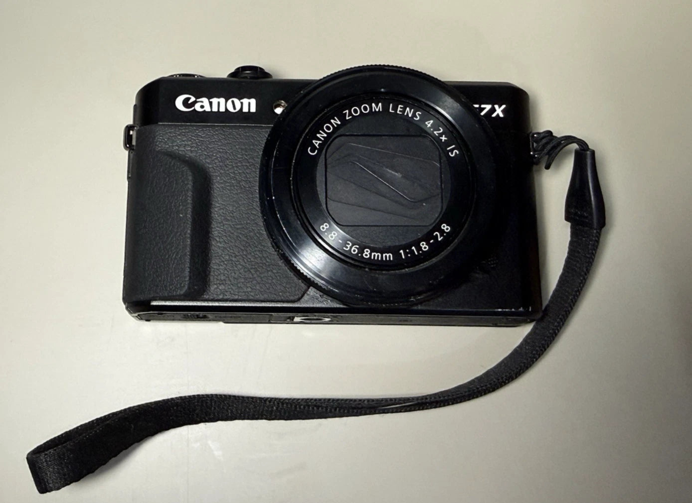 Canon PowerShot G7x Mark II 20.1MP Digital Camera 4.2x Optical Zoom Black 90%New