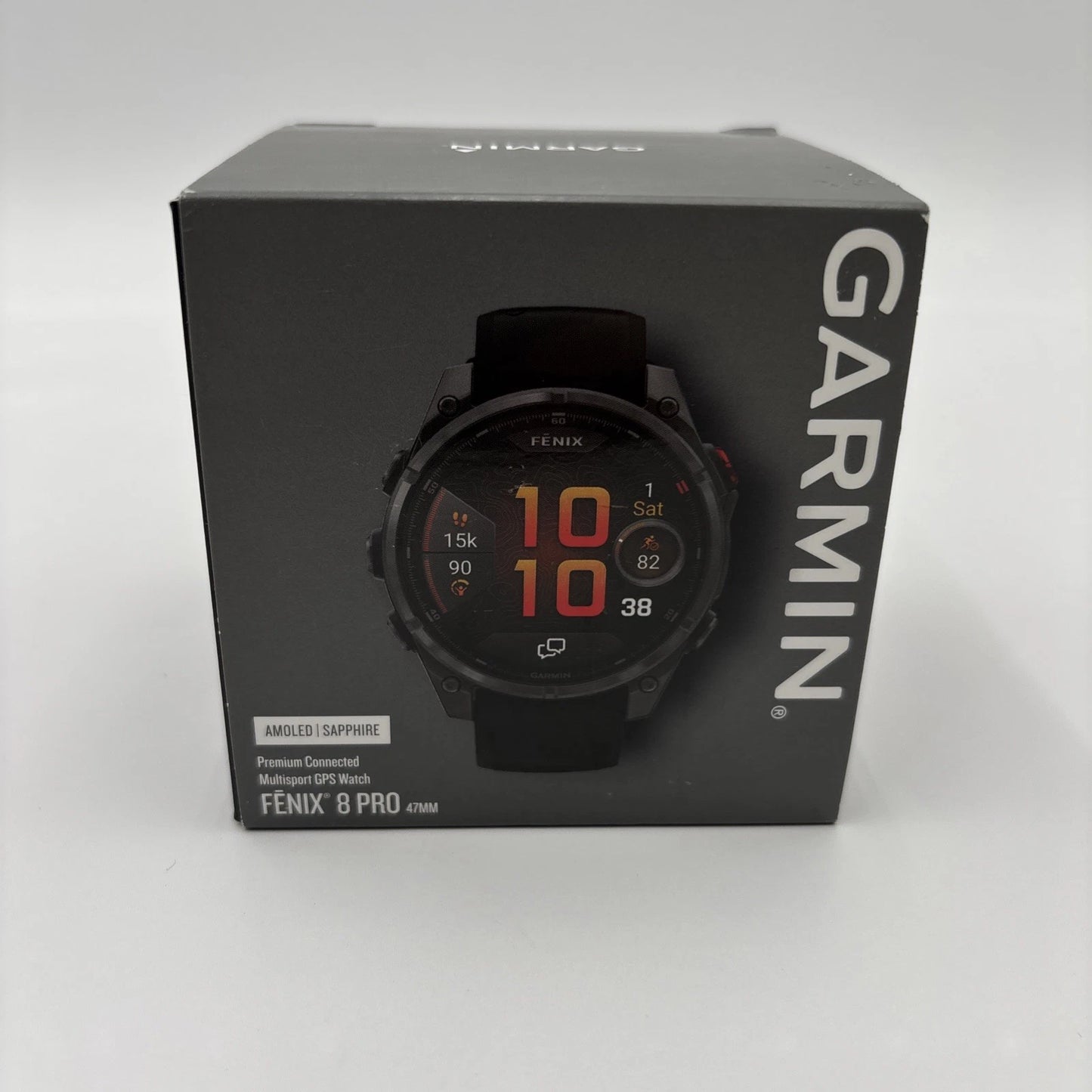 Garmin Fenix 8 Pro AMOLED 47mm Watch Sapphire - Wi-Fi and Bluetooth New Open Box