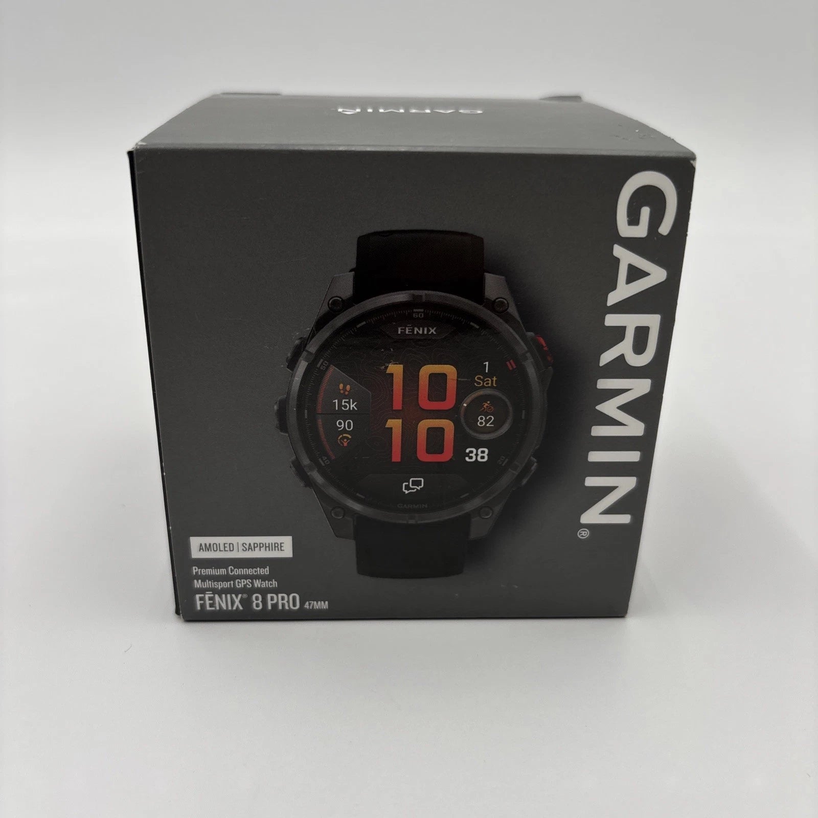 Garmin Fenix 8 Pro AMOLED 47mm Watch Sapphire - Wi-Fi and Bluetooth New Open Box