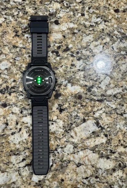 Garmin fēnix 8 51mm AMOLED GPS Smartwatch Black Titanium Sapphire CarbonGrayband