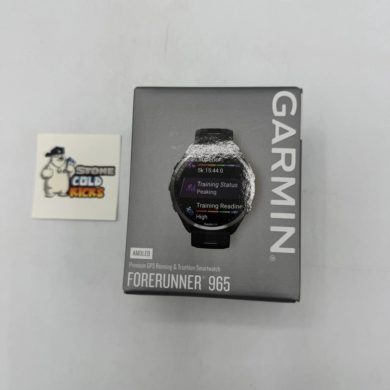 Garmin Forerunner 965 GPS Premium Running And Triathlon Smartwatch Black Amoled