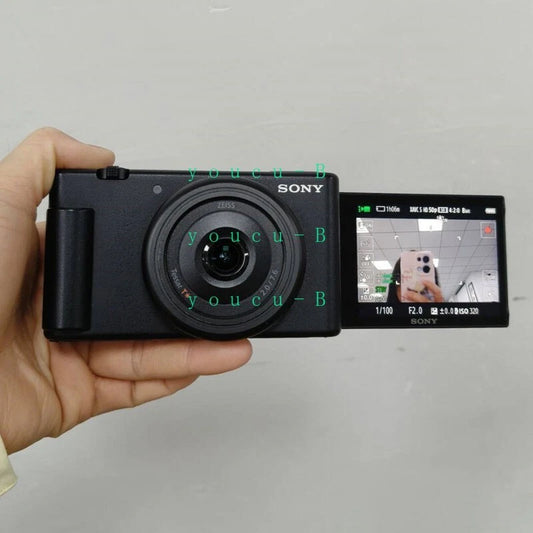 Sony ZV-1F 20.1MP 4K f/2 Vlogging Compact Digital Camera - Black &amp; English