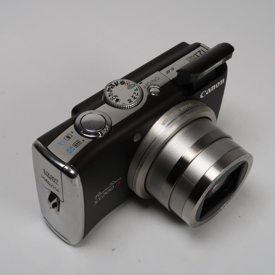 Canon PowerShot SX200 IS 12.1MP 12x Digital Camera Brown