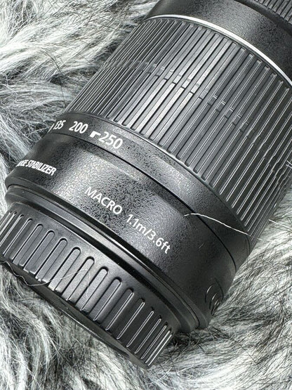 Canon EOS 77D 24.2 MP Digital Slr Camera with EF-S 18-55mm + ef-s 55-250mm Lenses