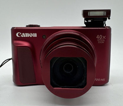 Canon PowerShot SX720 HS Digital 20.3MP Camera Bundle- Red