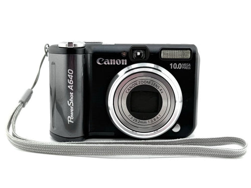 Canon PowerShot A640 Digital Camera Gray 10MP 4x Zoom