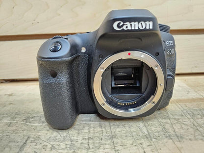 Canon EOS 80D with Canon Zoom Lens 18-55mm & 55-250mm & Accessories