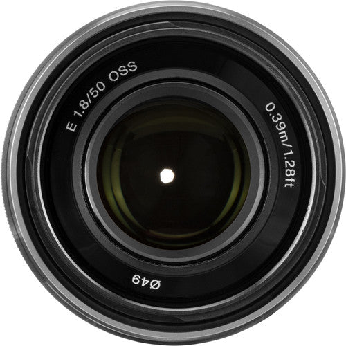 Sony E 50mm F1.8 OSS E-Mount Lens SEL50F18 - Silver