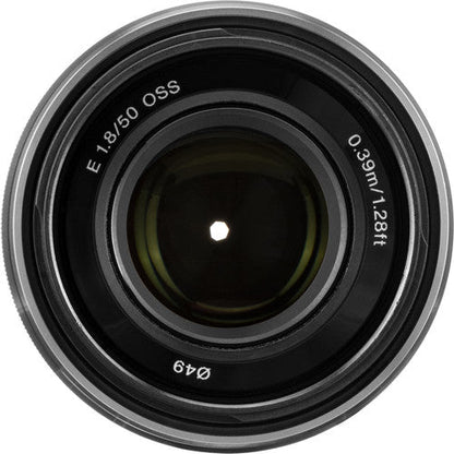 Sony E 50mm F1.8 OSS E-Mount Lens SEL50F18 - Silver